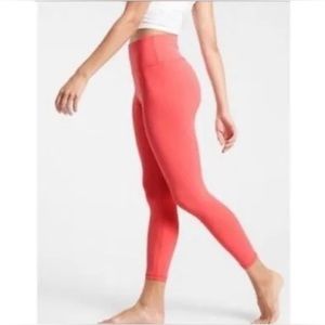 Athleta Elation 7/8 Tight Coral Size L
